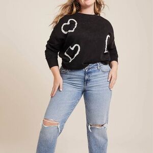 Maurices Plus Size edgely™ High Rise Raw Cuff
Hem Relaxed Straight Jean